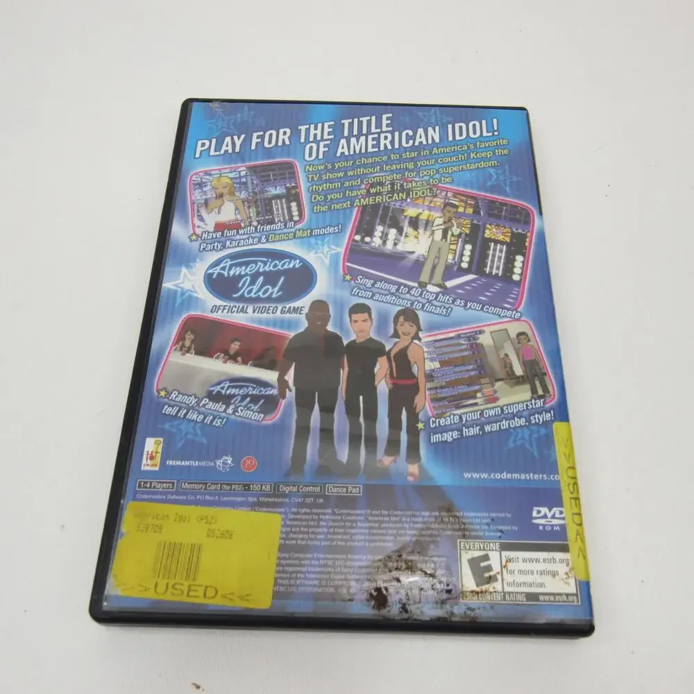 American Idol PS2 PlayStation 2 -‎ Complete CIB